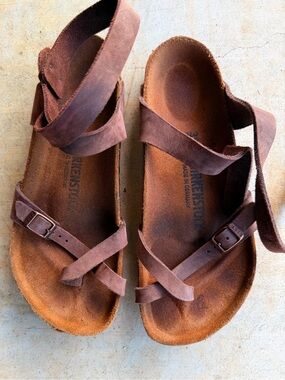 Birkenstock 39 100% Leather Excellent